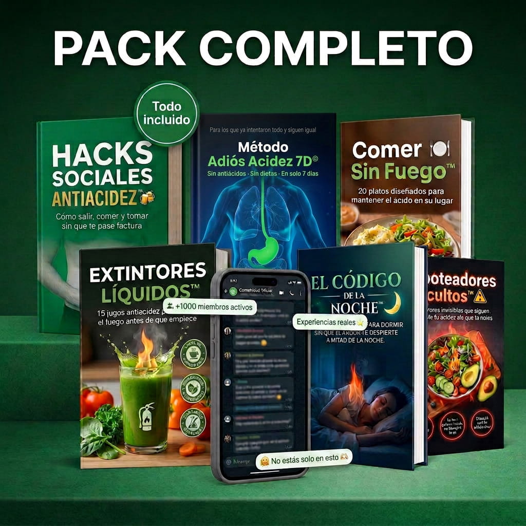 PACK 7x1 Método Adiós Acidez 7D™